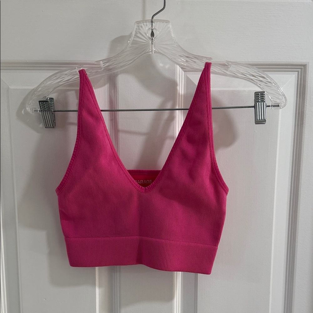 Garage Pink Crop Top